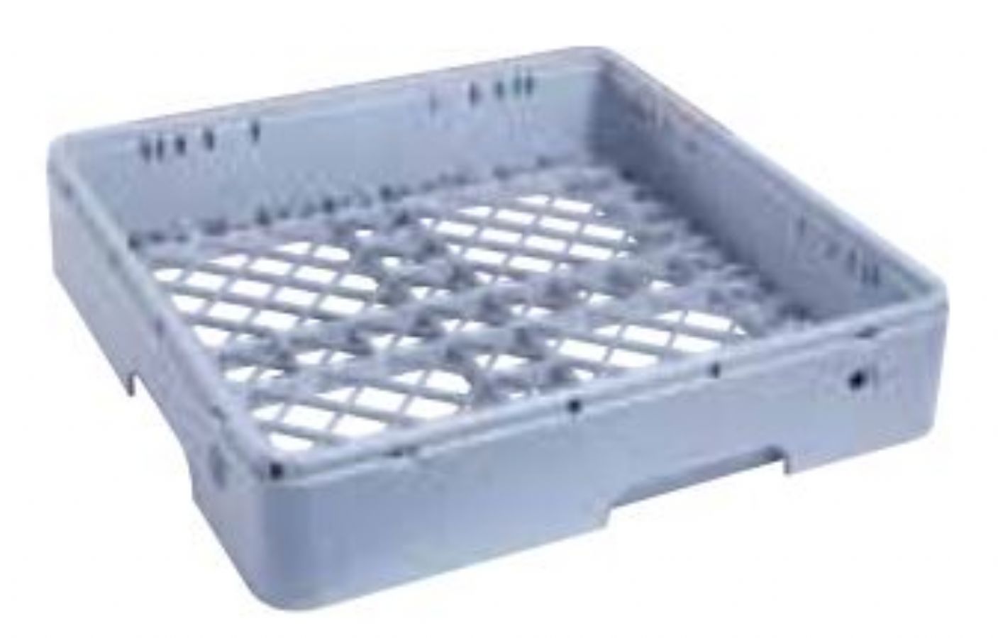 Panier de lavage en plastique 500x500 - Panier  objets creux mailles larges - Hauteur int 106mm