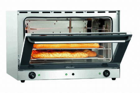 Four  convection professionnel triphas 4 niveaux 600x400 mm - 835x800x570 mm