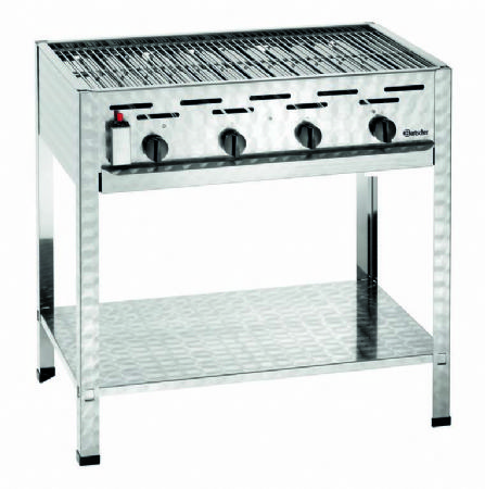 Soubassement inox pour grill de table815x525x805 mm