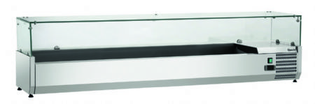 Vitrine rfrigre avec 8 bacs GN 1/3 - 1900x450x430 mm