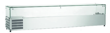 Vitrine rfrigre avec 9 bacs GN 1/3 - 2000x420x225 mm