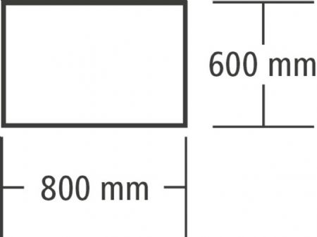 Lave batterie professionnel 50 L panier 665x550 mm - 690x850x1755 mm