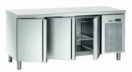 Table rfrigre inox 3 portes pleines - 1792x700x850 mm