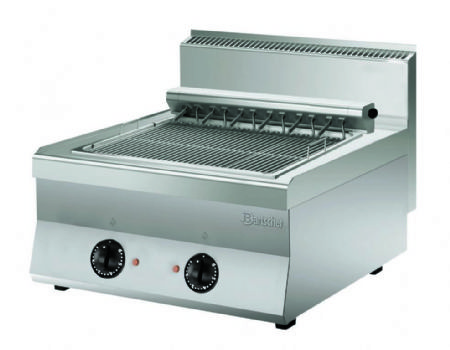 Grill nervur en fonte triphas  poser avec 1 zone de chauffe - 800x650x295 mm