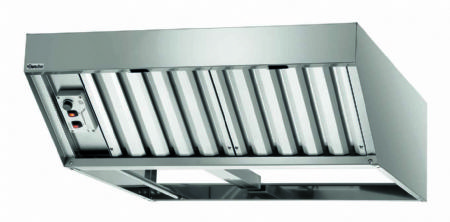 Hotte  condensation en inox - 800  1500 m3/h - 870x950x300 mm