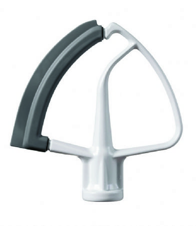 Batteur seul plat blanc en aluminium pour KitchenAid