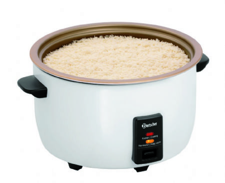 Cuiseur  riz noir et blanc 12 litres - 40-60 portions