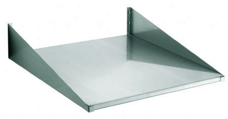 tagre murale inox avec cts triangulaires pleins - 600x600x155 mm