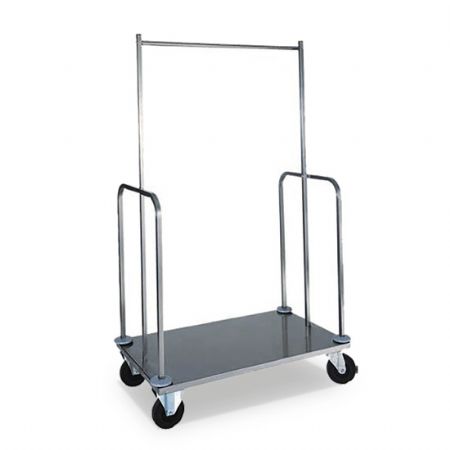 Chariot porte-valises pro inox 200kg 22kg