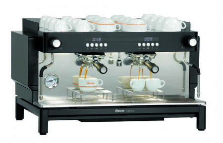 Machine  caf professionnelle avec 2x 2 sorties - 11,5 litres - 770x575x465 mm