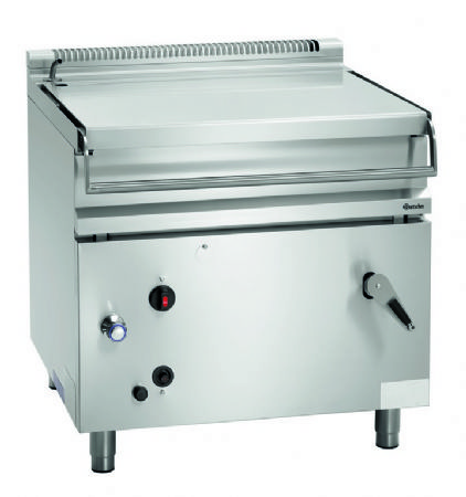 Sauteuse basculante professionnelle gaz cuve 80 litres - 900x900x900 mm