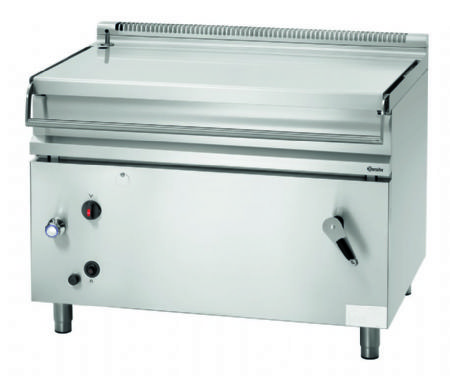 Sauteuse basculante professionnelle gaz cuve 120 litres - 1200x900x900 mm