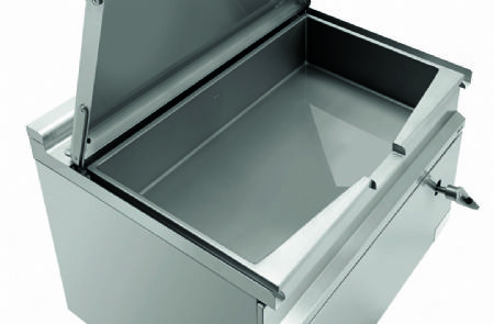 Sauteuse basculante professionnelle triphase cuve 120 litres - 1200x900x900 mm