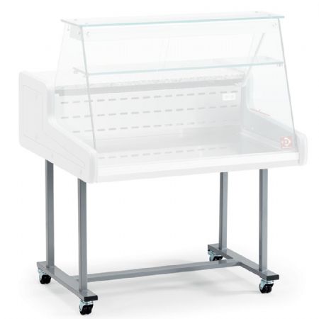 Chariot pour Vitrine de comptoir 2000x660x610 mm