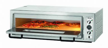 Four  pizza professionnel triphas 1 chambre pour 6 pizza  30 cm - 1190x780x395 mm