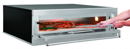 Four  pizza professionnel triphas 1 chambre pour 9 pizza  33 cm - 1310x1270x420 mm