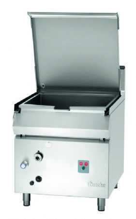 Sauteuse professionnelle gaz cuve 87 litres avec dispositif basculant lectrique - 800x900x900 mm