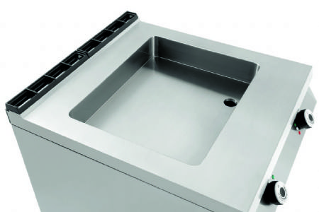 Sauteuse professionnelle triphase cuve 32 litres - 800x900x935 mm