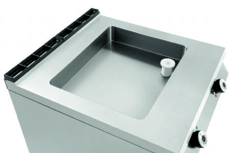 Sauteuse professionnelle triphase cuve 32 litres - 800x900x935 mm