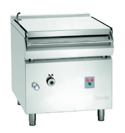 Sauteuse professionnelle triphase cuve 87 litres avec dispositif basculant lectrique - 800x900x900 mm