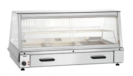 Vitrine chauffante  poser 3x GN 1/1 185 L - 1095x785x560 mm