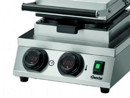 Gaufrier lectrique professionnel pour 9 gaufres donuts   50 mm avec minuteur et bac collecteur - 300x360x250 mm