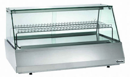 Vitrine rfrigre incline libre service pour snack GN 3/1 - 165 litres - 1075x775x590 mm