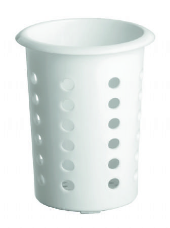 Panier  couverts blanc en plastique 90 mm