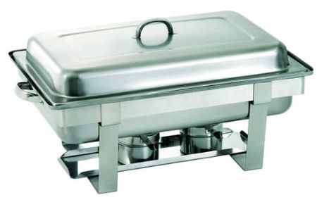 Chafing dish GN 1/1 chauffage au gel combustible - prof 65 mm