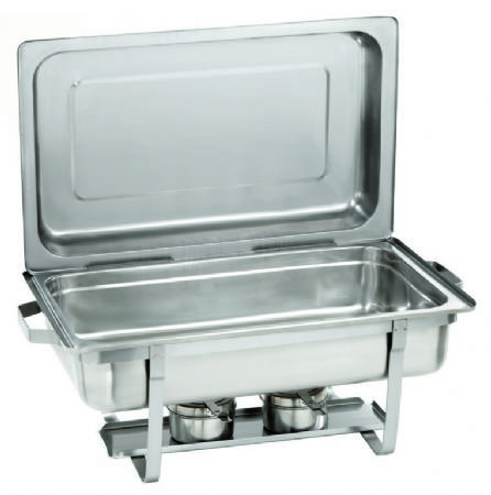 Chafing dish GN 1/1 chauffage au gel combustible 14 litres - prof 100 mm