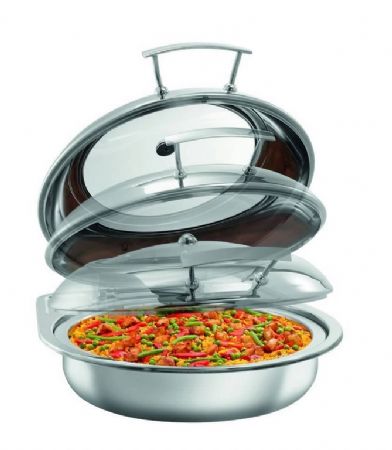 Chafing dish rond plaque ncessaire - 6,2 litres435x472x185 mm