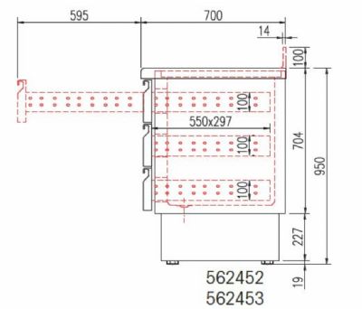 Kit de 2 tiroirs - Profondeur 1 x 100 + 1 x 320 - Pour MFC et MFPP