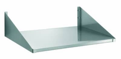 tagre murale inox avec cts triangulaires pleins - 600x355x27 mm