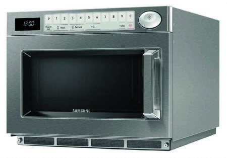 Micro-ondes professionnel inox 26 litres avec commande tactile en haut - 1,85 kW