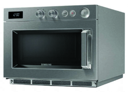 Micro-ondes professionnel inox 26 litres avec commande mcanique en haut - 1,85 kW