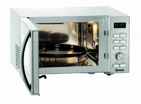 Micro-ondes inox  plateau tournant - 1950 W - 490x435x280 mm