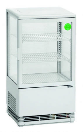 Vitrine rfrigre de comptoir blanche - 58 litres - 435x385x805 mm