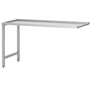 Table d'coulement pour lave vaisselle  deux pieds 700  gauche pour 7280.0050-0055-0060-0065 700x750x900