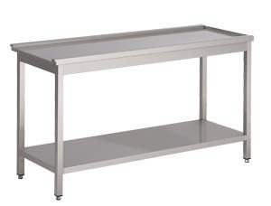 Table d'coulement pour lave vaisselle  tagre 1200 links pour 7280.0050-0055-0060-0065 1200x750x900