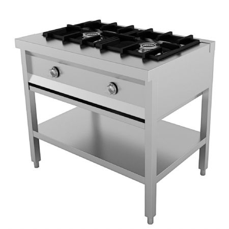 Cuisiniere professionnelle 1 bruleur 500x600x500