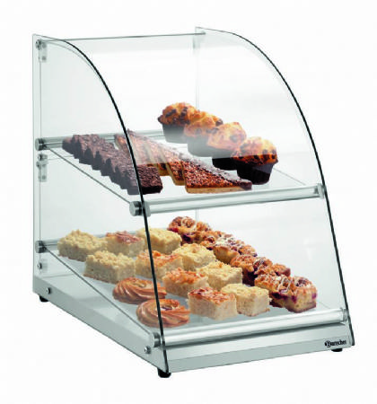 Vitrine buffet ptisserie 2 niveaux - 70 litres - 360x600x515 mm