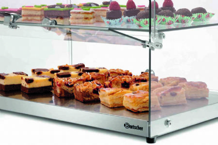 Vitrine de buffet ptisserie  2 niveaux - 550x375x370 mm