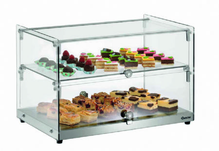 Vitrine de buffet ptisserie  2 niveaux - 550x375x370 mm