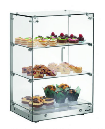 Vitrine de buffet ptisserie  3 niveaux - 405x335x620 mm