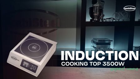 Plaque professionnelle a induction 3500w 340x440x117