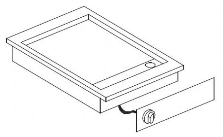 Plancha professionnelle electrique lisse 400v 425x600x181