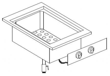 Bain marie professionnel 400x600x260