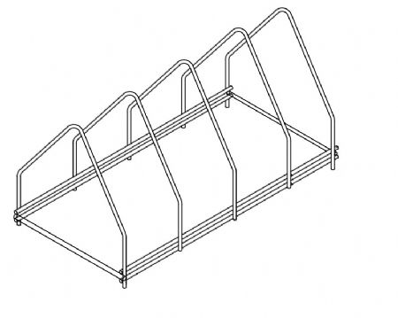 Plaque de support en acier inox 4