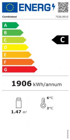 Conglateur porte vitre marin ventilateur 520x740x1935