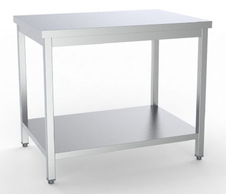 600 table de travail inox  tagre dmontable largeur  largeur  700 700x600x850